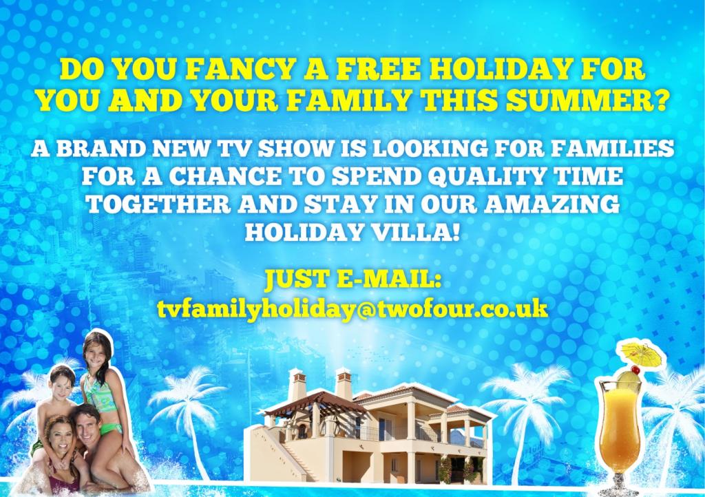 POster for holiday villa offer